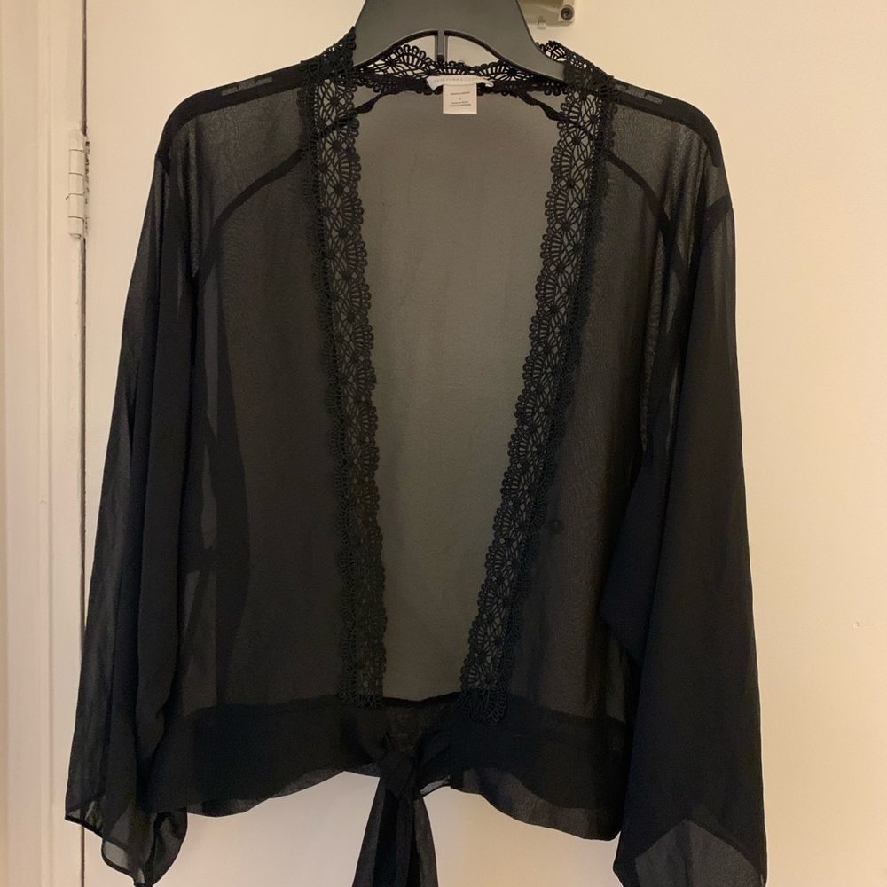 New York & Company Sheer Topper